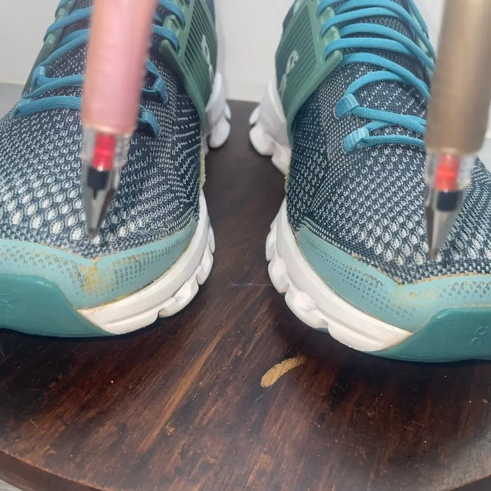 ON Women's Cloudswift Running Sneakers Shoes Teal/Storm Comfort Size 9 *Flaws*